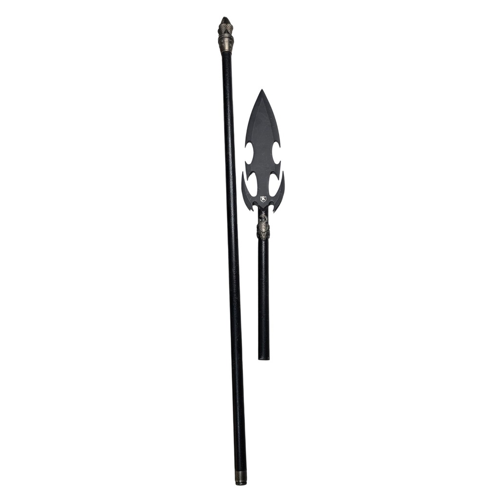 Bud K Corp BK371 Fantasy Spear Stainless Steel Dragon Collectible 74 Inch Black